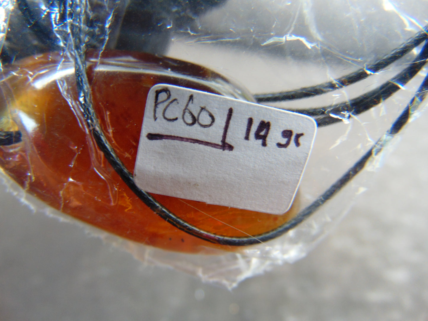 14 gr Pendant Indonesian Amber for Healing PC60