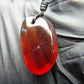 5 gr Pendant 32x20x15 mm Indonesian Red Violet Amber for Healing 25A442