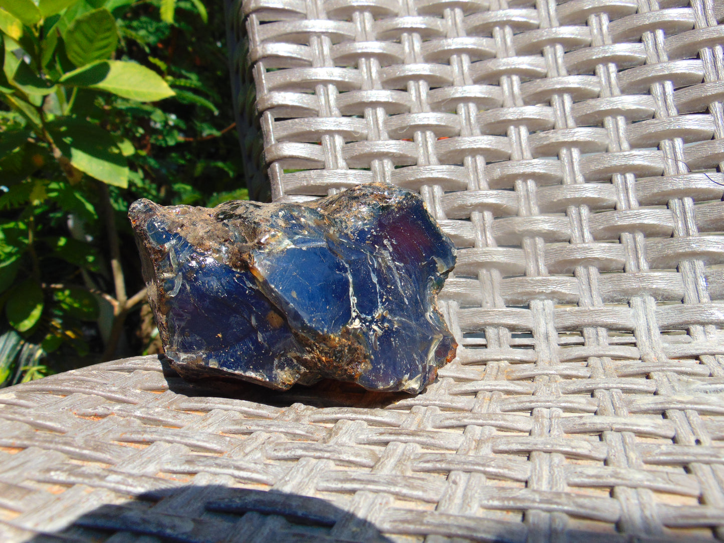 138 gram Rough Raw Indonesian Blue Amber for Healing RBM50
