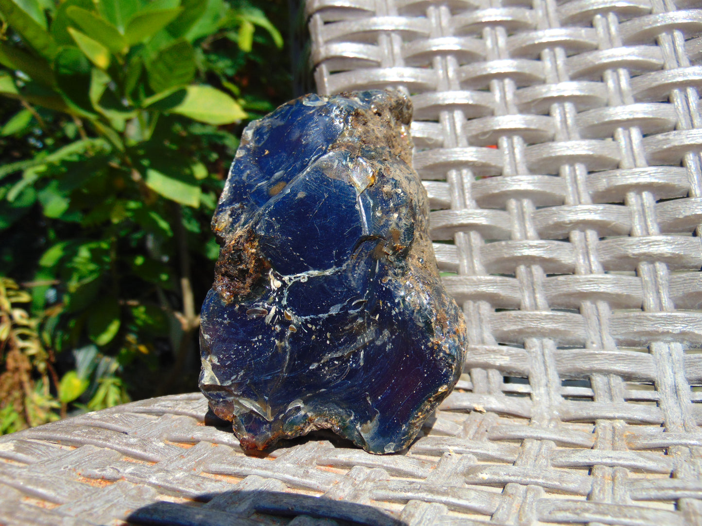 138 gram Rough Raw Indonesian Blue Amber for Healing RBM50