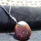 6 gr Pendant 27x24x16 mm Indonesian Inclusion Blue Amber for Healing 25A440