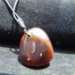 6 gr Pendant 27x24x16 mm Indonesian Inclusion Blue Amber for Healing 25A440