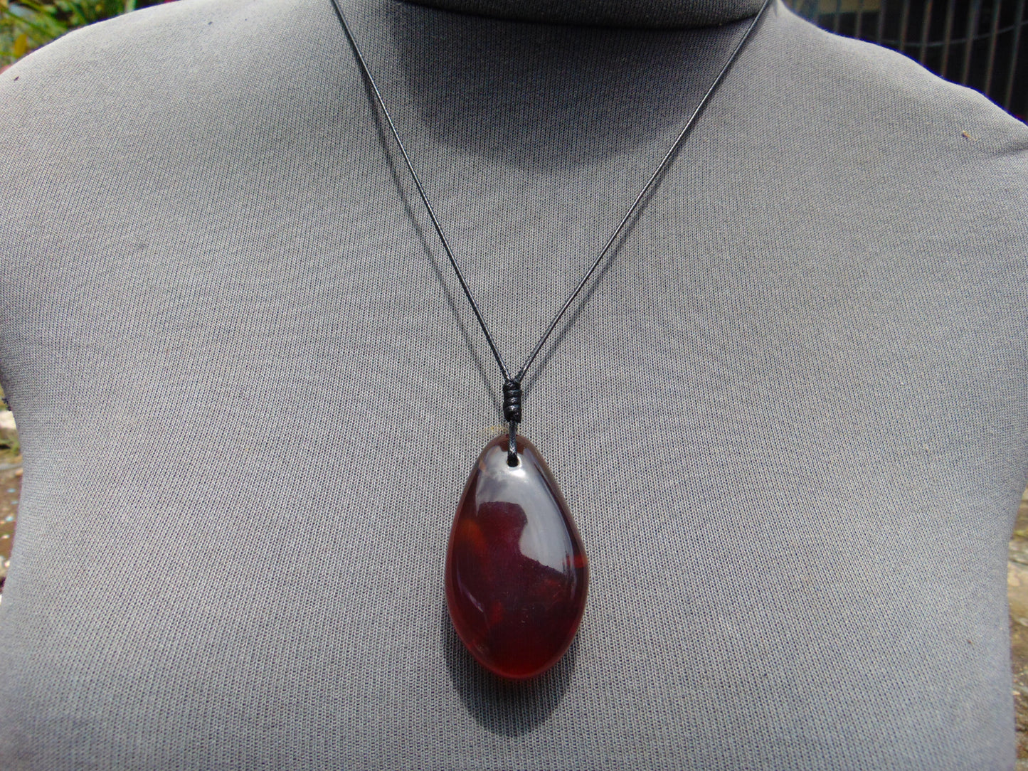 13 gr Pendant 46x26x17 mm Indonesian Amber for Healing PCA1K8