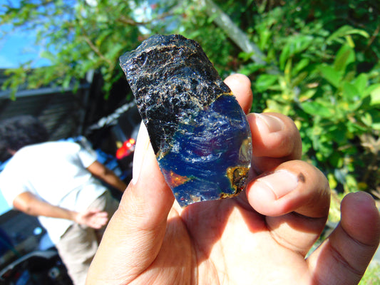 25 gram Rough Raw Indonesian Blue Amber for Healing RBM31