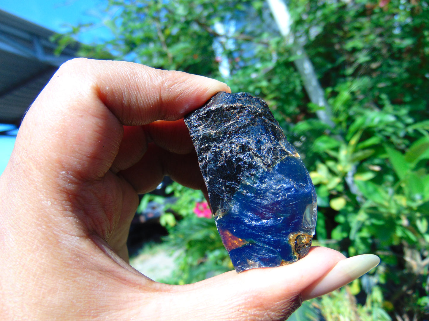 25 gram Rough Raw Indonesian Blue Amber for Healing RBM31