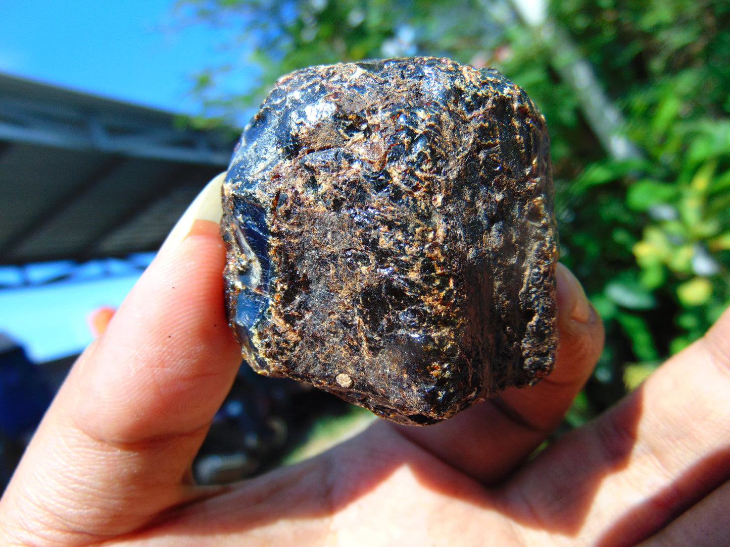 27 gram Rough Raw Indonesian Blue Amber for Healing RBM39