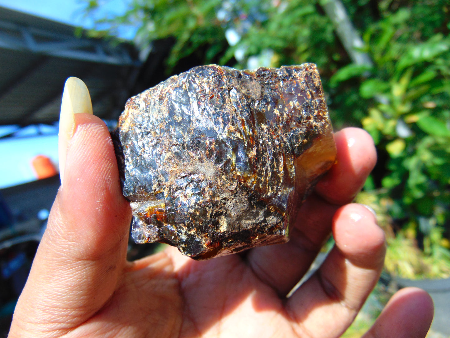 46 gram Rough Raw Indonesian Blue Amber for Healing RBM51