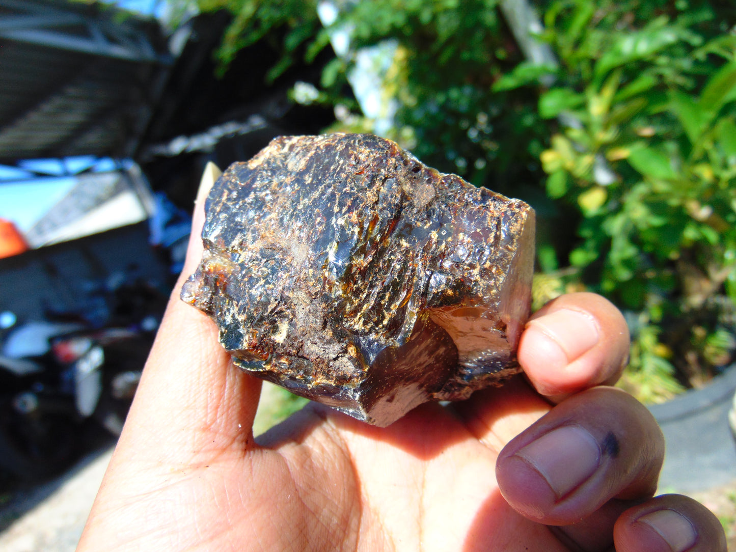 46 gram Rough Raw Indonesian Blue Amber for Healing RBM51