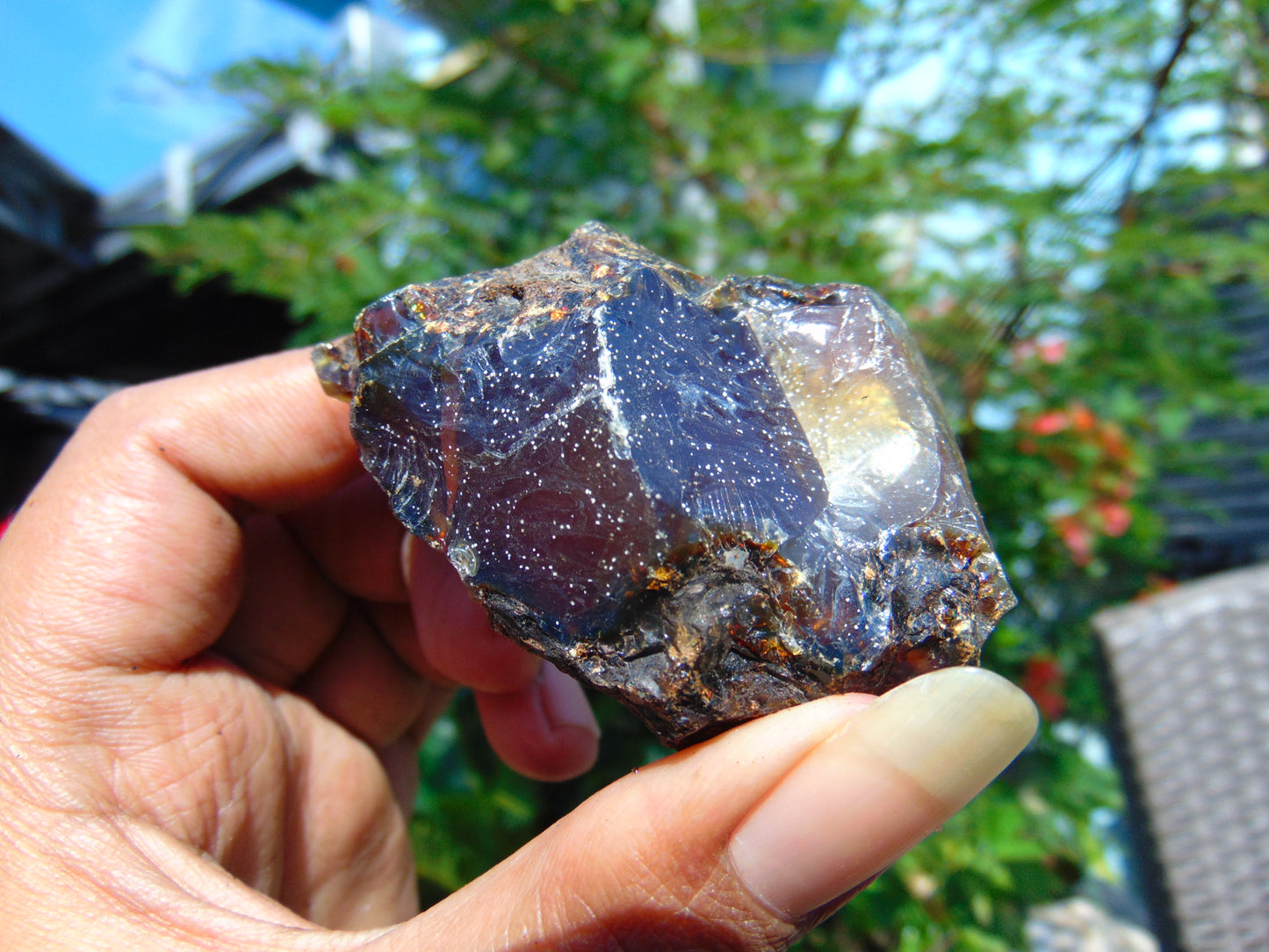 46 gram Rough Raw Indonesian Blue Amber for Healing RBM51