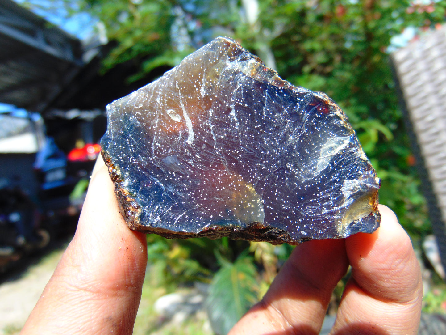 46 gram Rough Raw Indonesian Blue Amber for Healing RBM51