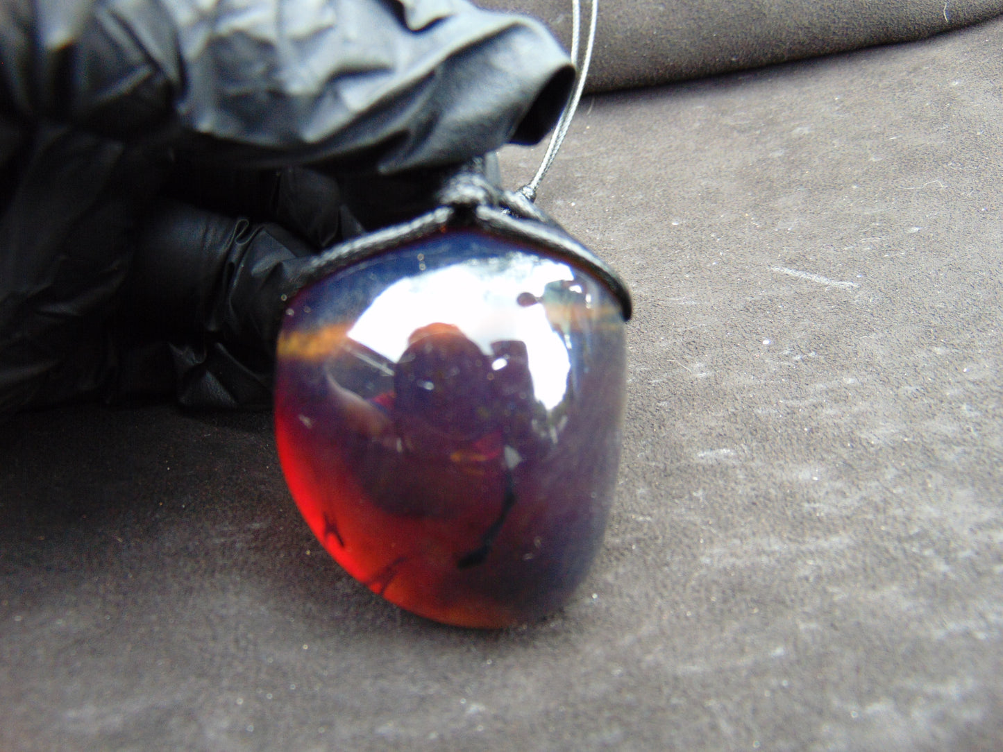 32 gr Pendant Indonesian Blue Amber for Healing 25AG2