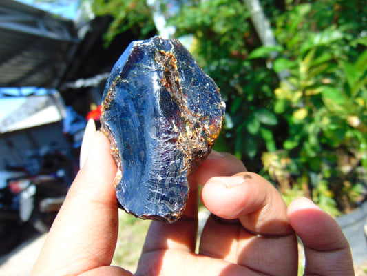 62 gram Rough Raw Indonesian Blue Amber for Healing RBM23