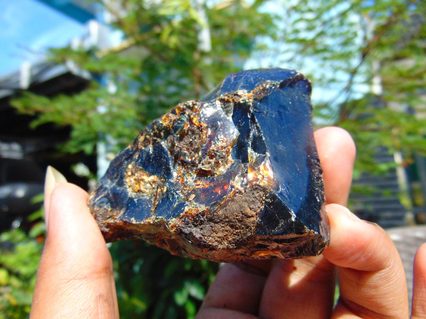 62 gram Rough Raw Indonesian Blue Amber for Healing RBM23