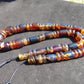 74 gram Small Beads Combination Necklace Indonesian Blue Amber for Healing NK27