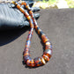 74 gram Small Beads Combination Necklace Indonesian Blue Amber for Healing NK27