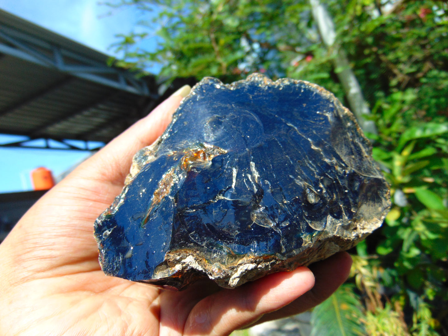 401 gram Rough Raw Indonesian Blue Amber for Healing MLRB71