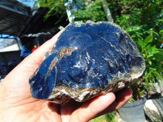 401 gram Rough Raw Indonesian Blue Amber for Healing MLRB71