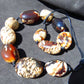 97 gram Small Beads Combination Necklace Indonesian White Amber for Healing