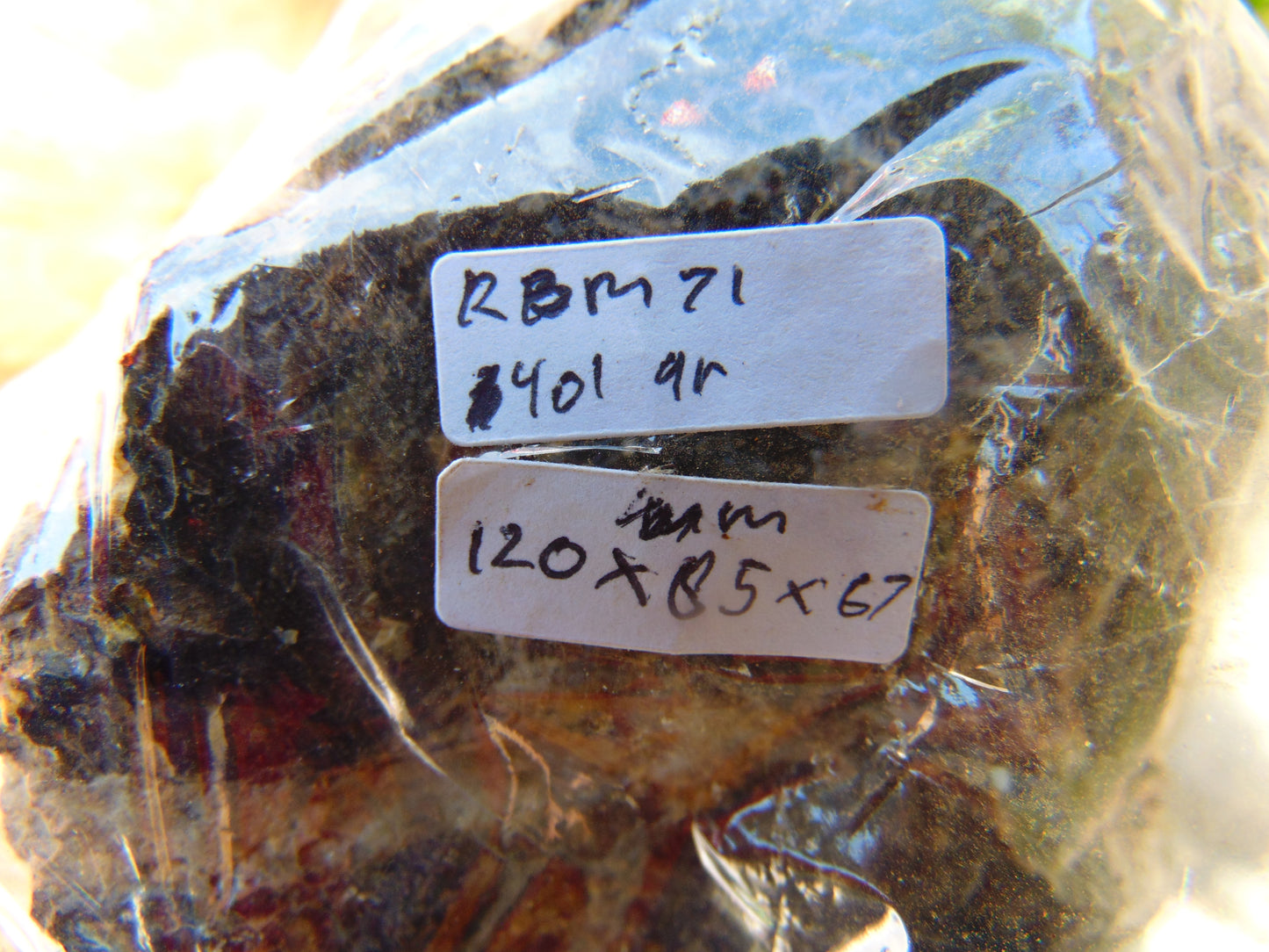 401 gram Rough Raw Indonesian Blue Amber for Healing MLRB71
