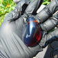 27 gr Pendant 50x34x32 mm Indonesian Blue Amber for Healing PEA106