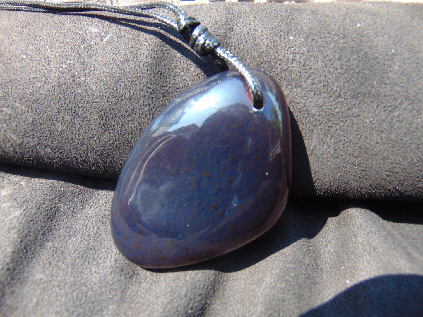 72.57 gr Pendant Indonesian blue Amber for Healing N40
