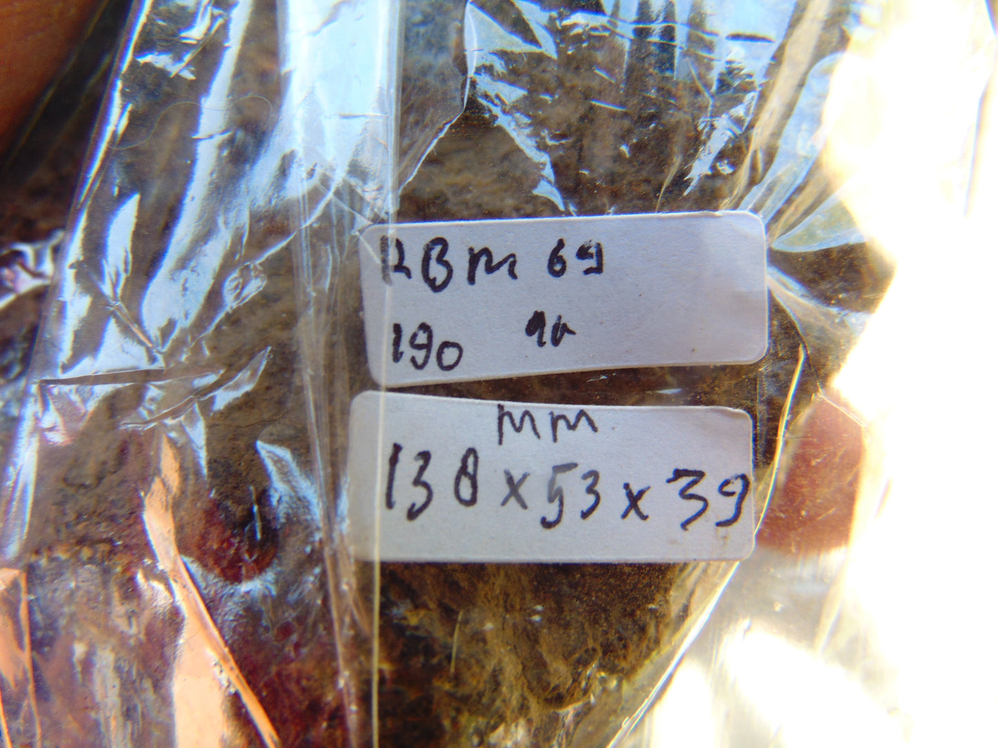 190 gram Rough Raw Indonesian Blue Amber for Healing RBM69