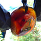 15 gr Pendant 38x34x20 mm Indonesian Blue Amber for Healing RB2