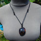 15 gr Pendant 38x34x20 mm Indonesian Blue Amber for Healing RB2
