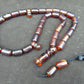 74 gr Komboloi Tasbih Rosary 33+2 Beads 12x17 mm Indonesian Dark Red Amber for Healing TT24