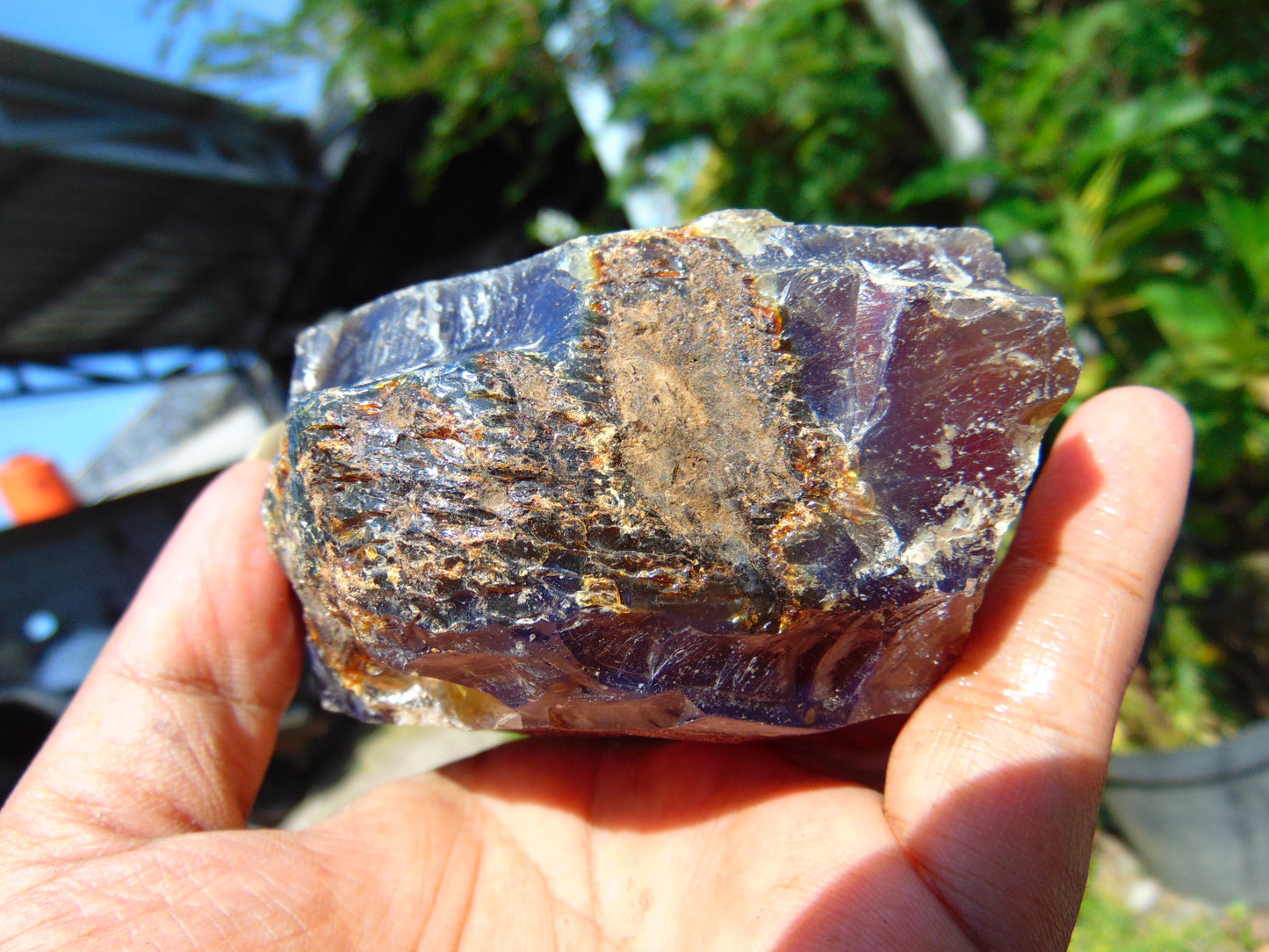 202 gram Rough Raw Indonesian Blue Amber for Healing RBM38