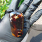 31 gr Pendant 68x38x16 mm Indonesian Amber for Healing A44B