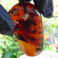 31 gr Pendant 68x38x16 mm Indonesian Amber for Healing A44B