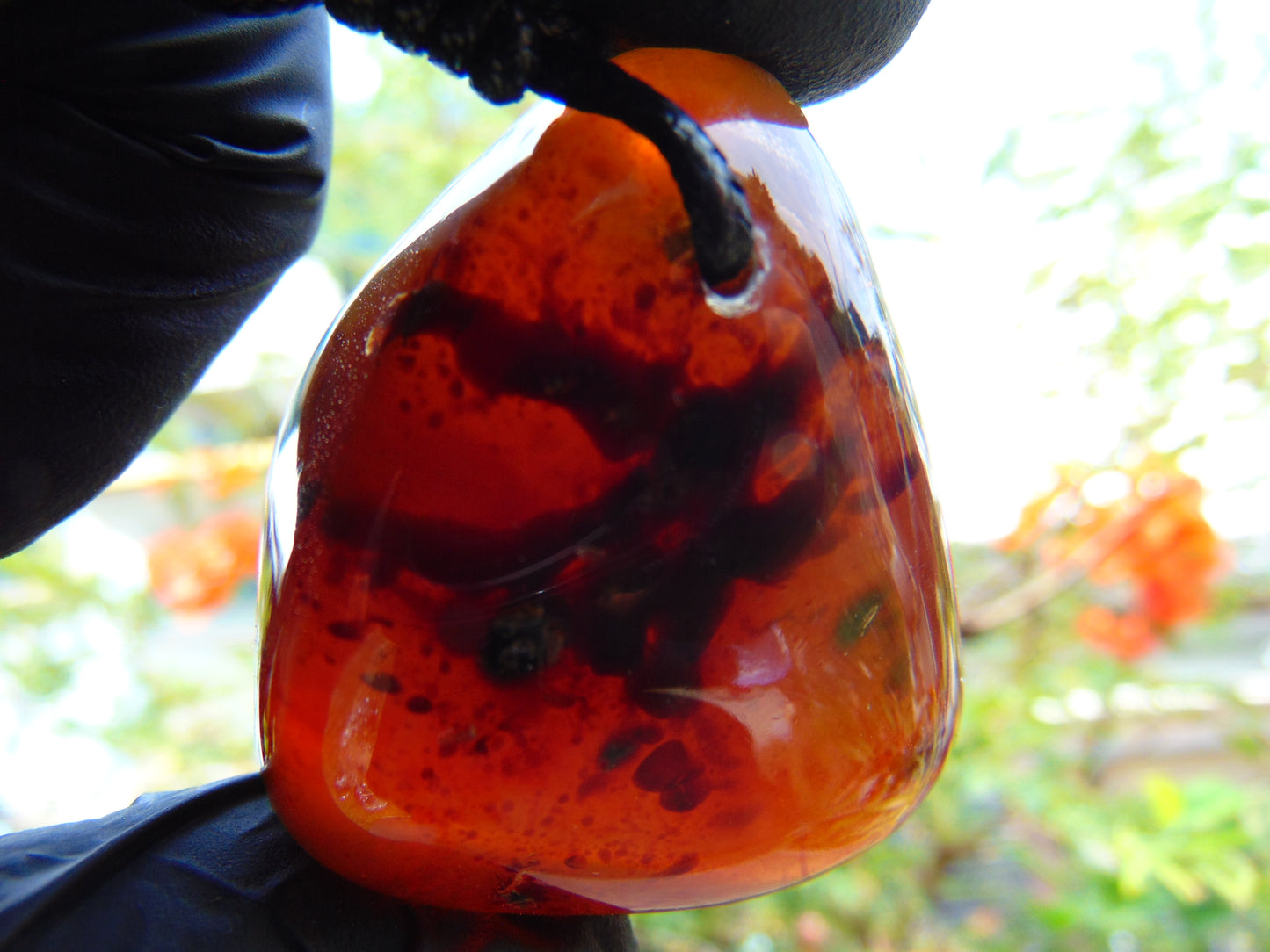 34 gr Pendant 48x45x24 mm Indonesian Blue for Healing P45