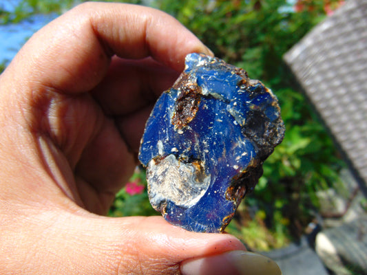 52 gram Rough Raw Indonesian Blue Amber for Healing RBM37