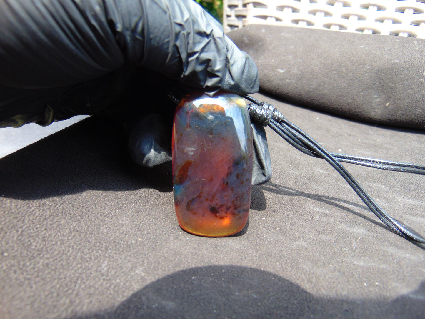 20 gr Pendant Indonesian Blue Amber for Healing PD18
