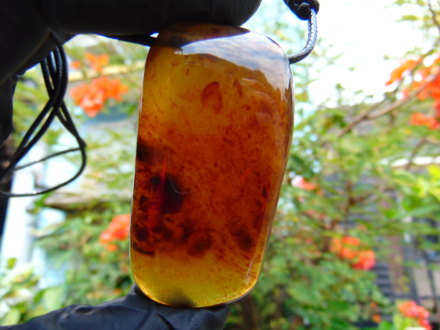20 gr Pendant Indonesian Blue Amber for Healing PD18