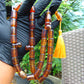 80 gr Komboloi Tasbih Rosary 33+2 Beads 12x18 mm Indonesian Yellow Bluish Amber for Healing TT21