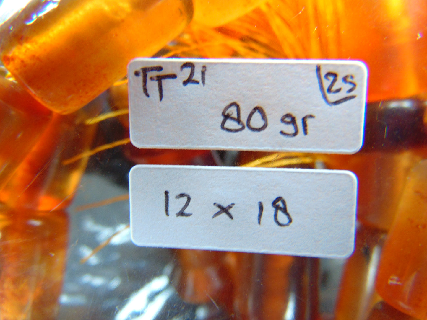 80 gr Komboloi Tasbih Rosary 33+2 Beads 12x18 mm Indonesian Yellow Bluish Amber for Healing TT21