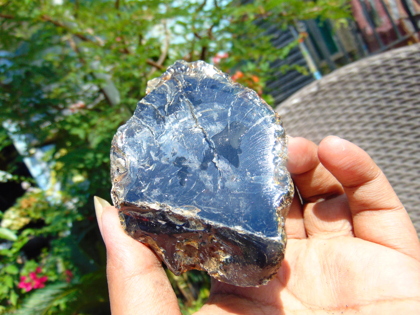 98 gram Rough Raw Indonesian Blue Amber for Healing RBM67