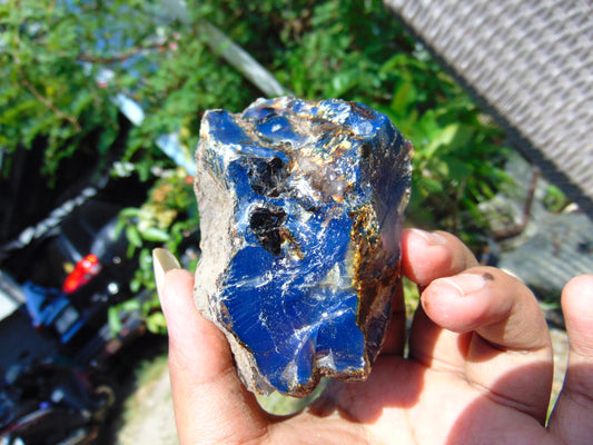 131 gram Rough Raw Indonesian Blue Amber for Healing RBM48