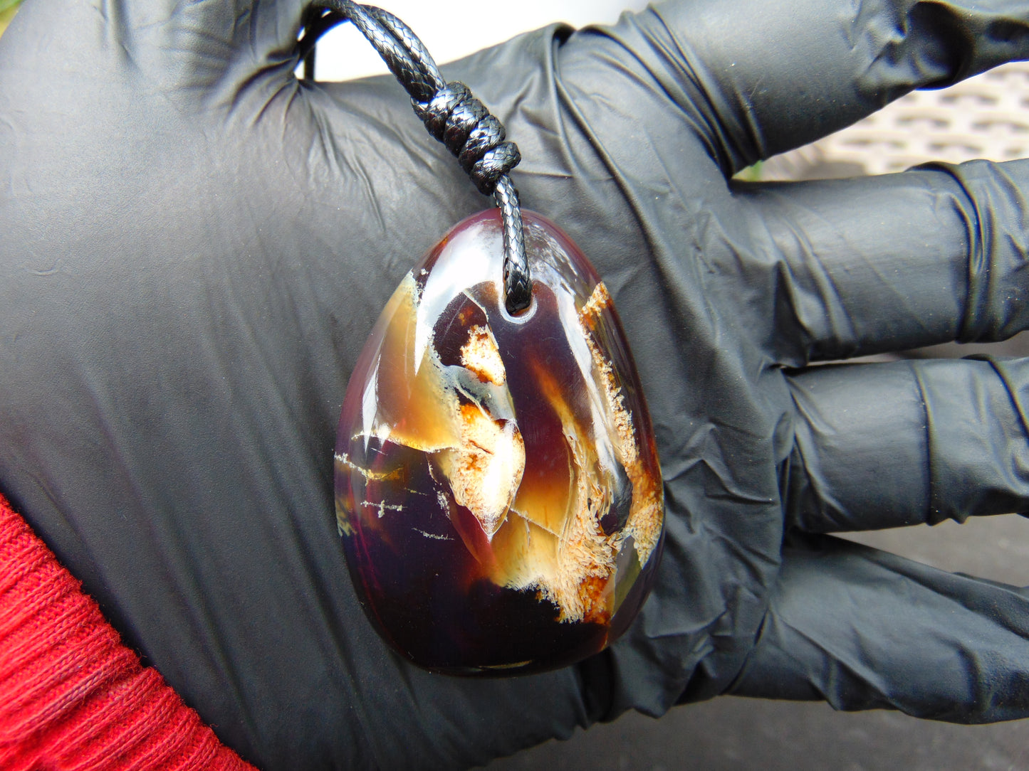 16 gr Pendant 50x35x15 mm Indonesian Amber for Healing PDN472