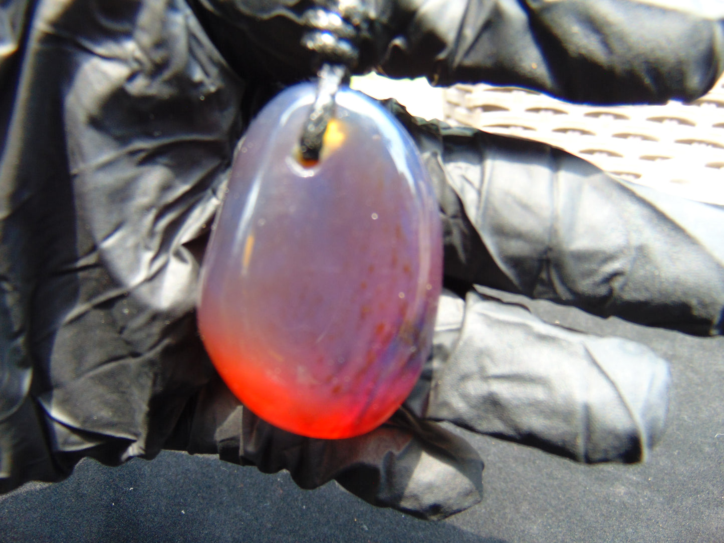17 gram Pendant Indonesian Blue Amber for Healing PD2