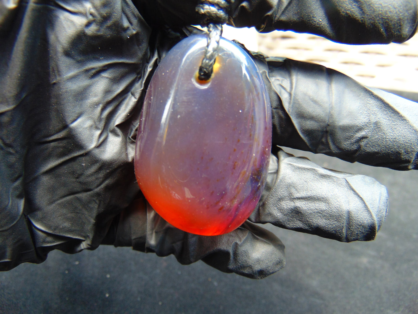 17 gram Pendant Indonesian Blue Amber for Healing PD2