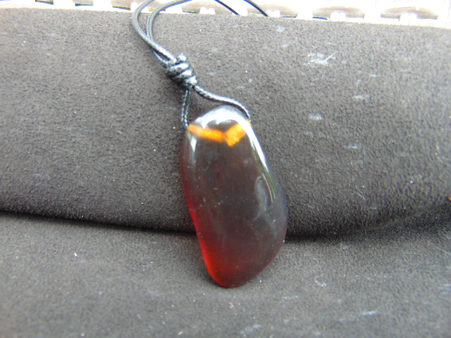 14 gram Pendant Indonesian Crystal Amber for Healing pb98