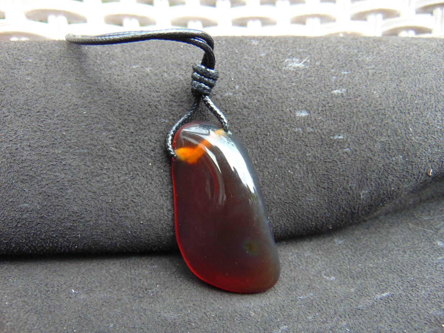 14 gram Pendant Indonesian Crystal Amber for Healing pb98