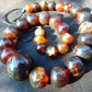 63 gram Small Beads Combination Necklace Indonesian Orange Amber for Healing NE229