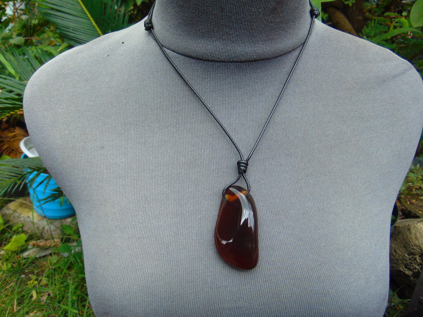 14 gram Pendant Indonesian Crystal Amber for Healing pb98