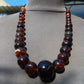 63 gram Small Beads Combination Necklace Indonesian Orange Amber for Healing NE229