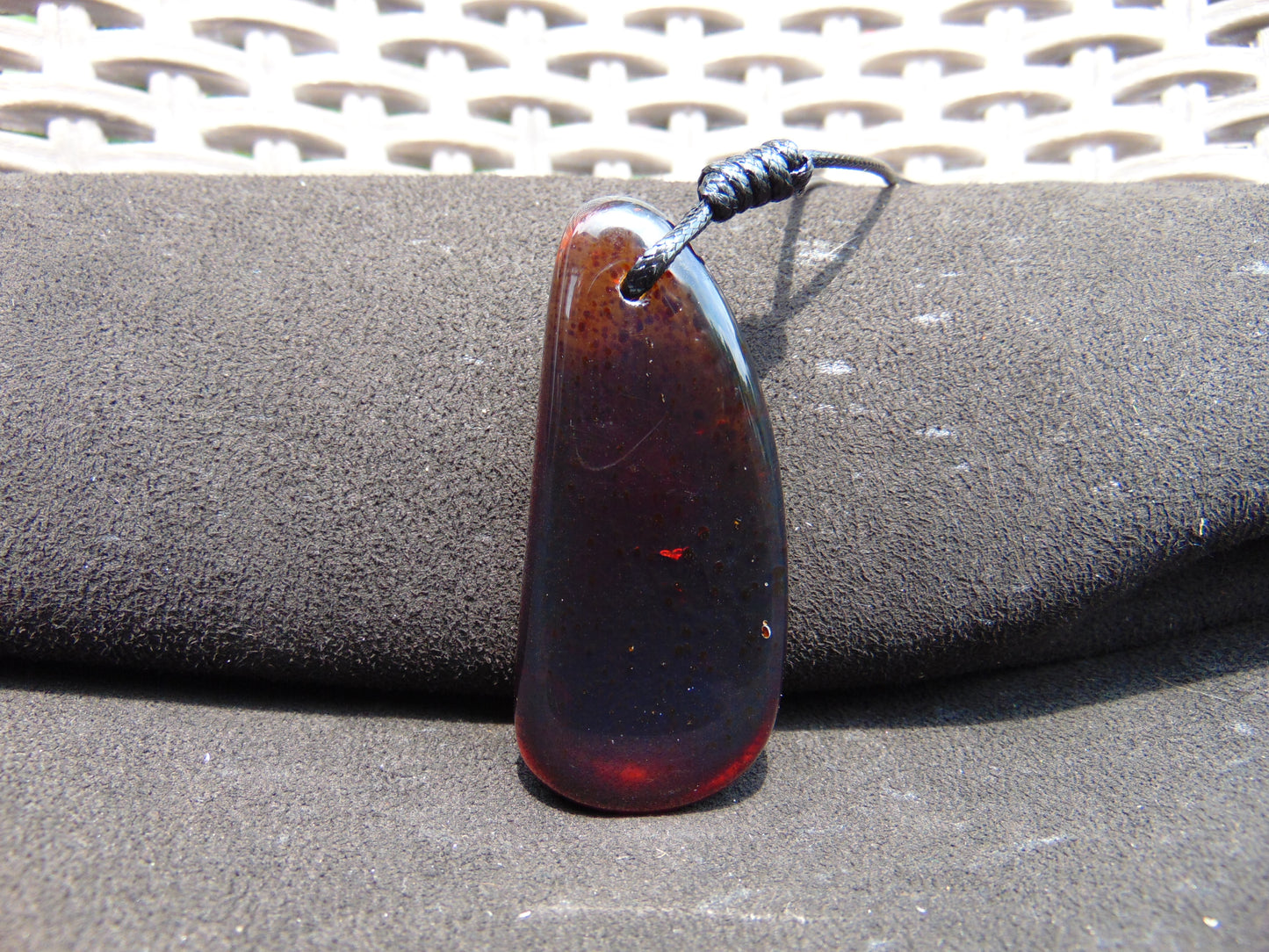 16 gr Pendant 66x30x12 mm Indonesian Amber for Healing PDA846