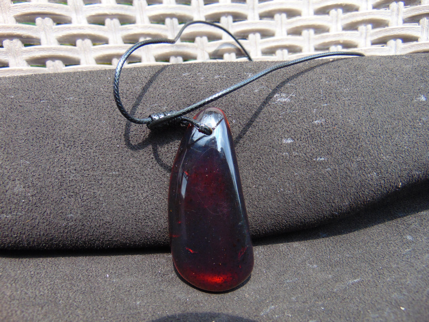 16 gr Pendant 66x30x12 mm Indonesian Amber for Healing PDA846